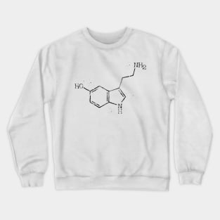 Serotonin Molecule Crewneck Sweatshirt